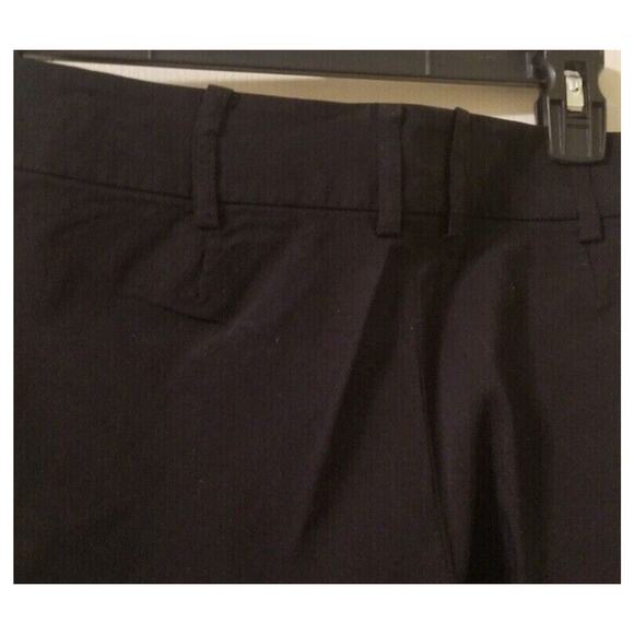 Sele Black Bermuda Shorts Nylon Rayon Spandex Button Zip Hook Eye Close Size 5/6 - Picture 5 of 8